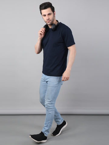 Basic Crew Neck Navy Blue