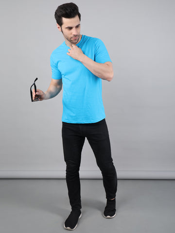 Basic Crew Neck Blue