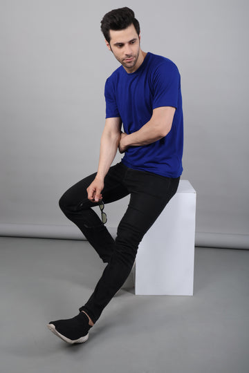 Basic Crew Neck Blue