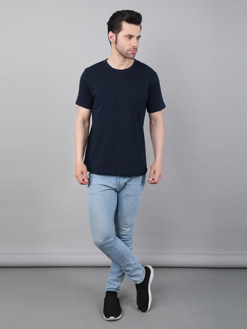 Basic Crew Neck Navy Blue