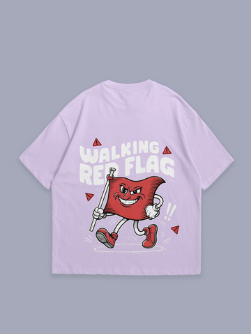 Walking Red flag – oversized t-shirt