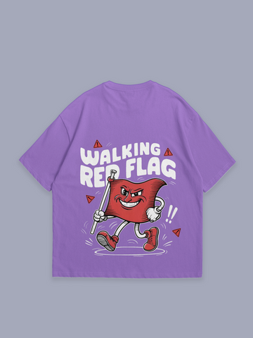 Walking Red flag – oversized t-shirt