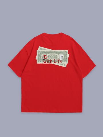 Done with life – oversized t-shirt
